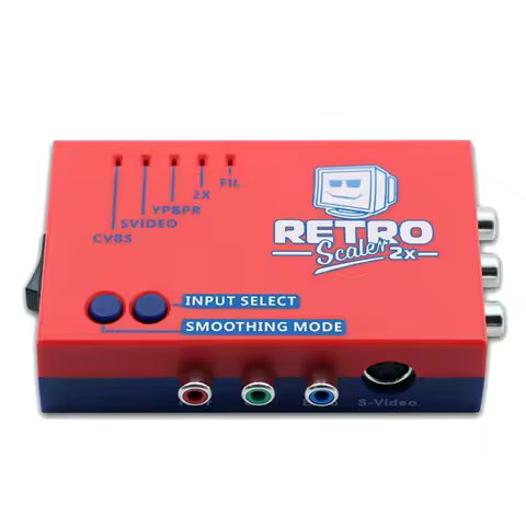 B03B-For RetroScaler2x AV to HD Converter Line-Doubler for Retro Game Consoles PS2 N64 NES Dreamcast