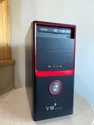 msi 電腦主機v12 （不確定有沒有故障） 限面交 附上兩條線 舊主機