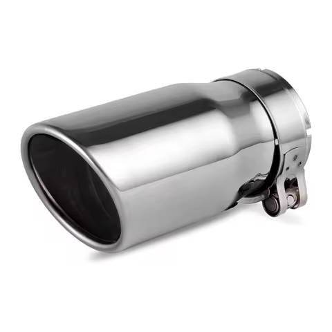3 Inch Inlet Exhaust Tip 3" Inlet 4" Outlet 20cm Overall Length Stainless Steel Diesel 76mm Exhaust