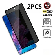 1-2Pcs Tempered Glass Screen Protector For Sharp Aquos zero6 wish4 V7 V6 Plus Privacy Black Edge Pro