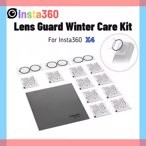 Insta360 X4 Lens Guard Winter Care Kit Lens Protector Seal Anti-fog Wipe For Alpine Sports Insta 360