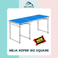 Meja Lipat Jualan Portable Meja Koper Panjang Meja Koper Serbaguna Meja Jualan Bazar Meja Kaki Kotak