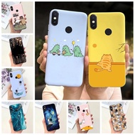 Redmi Note 5 Pro Casing MEI7 Shockproof Candy Silicone Bumper Cover Xiaomi Redmi Note 5 Pro Case Cute Fashion Flowers Cat Astronaut Painted