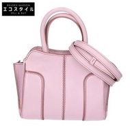 Tod's XBWANDA9100 SELLA 微牛皮壓紋Logo兩用包 [二手]