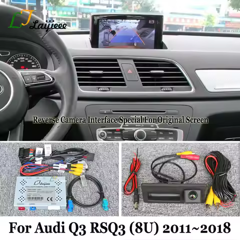 Reverse Camera For Audi Q3 RSQ3 8U 2011~2018 Original Screen / Plug and Play HD Night Vision Front R