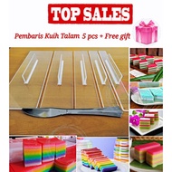5pcs kuih talam/Pudding/cake/Agar-Agar/lapis kek (ruler cake Tray)