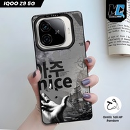 IQOO Z9 5G Premium Hologram IMD Casing - Softcase IMD hybrid Motif Aesthetic Cool UV Printing IQOO Z