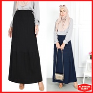 Klsucess GATHER PLEATED LONG SKIRT