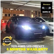 2009± Hyundai Avante 6500K White LED Headlight Bulb - Reverse LED / Pole Light LED - 9005 9006 H1 H7