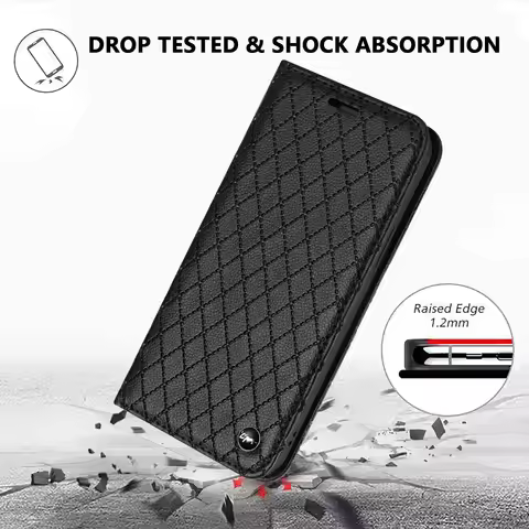 Wallet Skin friendly Card Slots Strong Magnetic Flip Leather Case For Huawei P20 P30 P40 Lite P60 P5