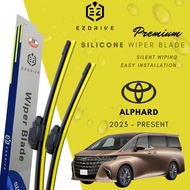 EZDRIVE Nano Coating Silicone Wiper Blade for Totoya Alphard Vellfire 2023 2015 REAR Wiper