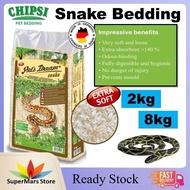 Chipsi Snake Bedding (Extra Soft 8kg / 2kg) / Snake Bedding / Reptiles and Amphibians Bedding