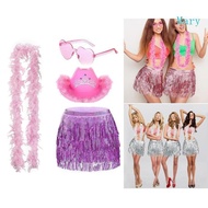 Mary Bride Cowgirl Hat Scarf Bachelorettes Party Costume Set Female Accessories