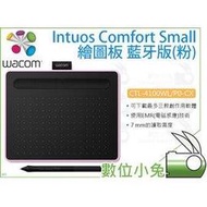 數位小兔【Wacom CTL-4100WL/P0-CX Intuos Comfort S 電腦繪圖板 藍牙版 粉】手繪板 手寫板 電繪板