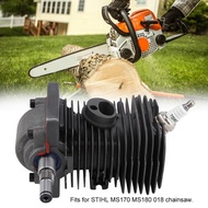 Chainsaw Rebuild Use 38mm Cylinder & Piston & Crankshaft Spark Plug Assembly Kit Fits STIHL MS170 MS