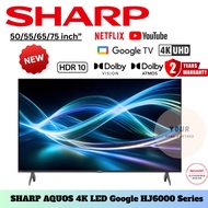 Sharp 50/55/65/75 inch 4K Google LED TV 4TC50FJ1X 4TC50HJ6000X 4TC55HJ6000X New 4TC55FJ1X 4TC65FJ1X 