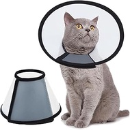 Vivifying Cat Cone, Adjustable Recovery Pet Cone, Three Sizes Lightweight Plastic Elizabethan Collar