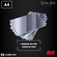 Akrilik Mirror Silver A4 2mm