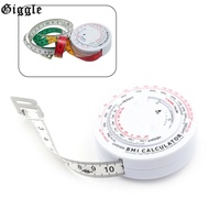 【GIG】BMI Body Mass Index Retractable Tape 150cm Calculator Diet Tape Measures Tools