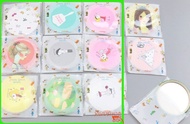 ปลีก/ส่ง กระจกพกพา กระจกส่องหน้าพกพา กระจกแต่งหน้า คละลาย Y219