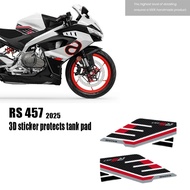 For RS 457 RS457 2025 Motorcycle Accessories 3D Resin Stickers Protection Tank Pad Kit Tank Side Fue