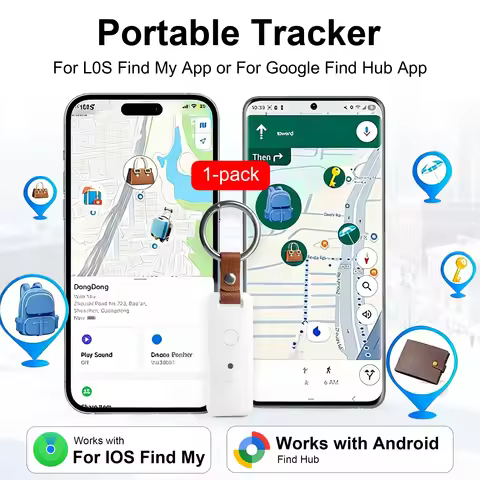 Android Find My Dual System Gps Tracker Google/Appl Find My Smart Activity Trackers Wearable Devices