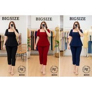 Big size set with square neck - good concealer - beautiful to wear from 55kg to 90kg - Product code: