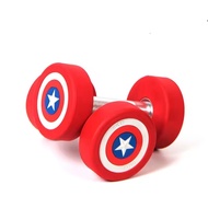 PREMIUM Dumbbell Barbell Captain America Fixed Dumbbell ImportedOriginal RETAIL (2.5 kg - 12.5 kg)