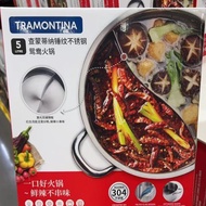 Sam Daigou Chamontina Tramontina Three-Layer Steel Soup Pot/Hammered Mandarin Duck Pot