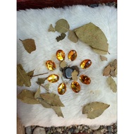 Feng Shui Libyan Crystal Pouch(with Magnet, 3Coins, Libyan Natural Stones and Laurel)