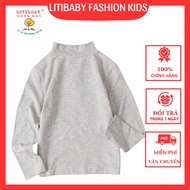 Korean 3F CP Collar Cotton Shirt for Boys and Girls ACT23009 Size 2-8 For You From 11kg to 25kg