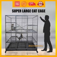 [𝗟𝗢𝗖𝗔𝗟 𝗦𝗧𝗢𝗖𝗞] Sangkar Kucing Besar 4.5 Kaki / Cat Cage 4.5 Feet - 8855