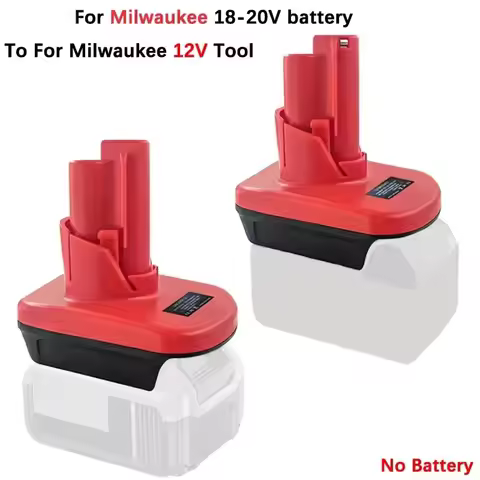 For Dewalt For Milwaukee 18V Battery Convert For Milwaukee 12V Electrical Tools Battery Adapter