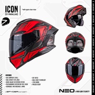 SPYDER NEO ICON GD 3611MS M.BLK/RED S1