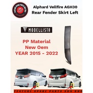 Vellfire Agh30 2018 Modellista Fender Skirt Rear Left / Alphard 2018 AGH30