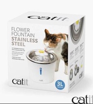 Catit 不鏽鋼寵物飲水機 3L 連4個濾芯
