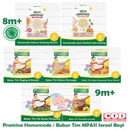 Promina Homemade | Bubur Tim | Sereal Untuk Anak Bayi Usia 8 dan 9 Bulan Keatas MPASI 100 gram