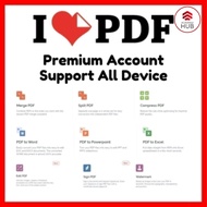 (24/7 Fast) ILOVEPDF PDF Editor Pro Original Account PDF Converter