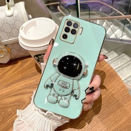 Casing OPPO A94 4G OPPO Reno 5F Reno5 F phone case 6D All-inclusive lens protection Bracket shockproof case cover