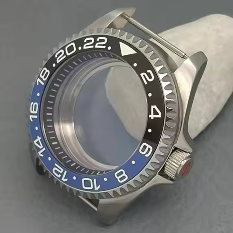 NH35 Case 42mm SKX007 Watch Case Transparent Back Cover Fits NH35 NH36 7S 4R35 Movement Dome Sapphir