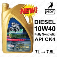 REPCO TURBO DIESEL PLUS 10w40 Fully Synthetic API CK4 7.5L