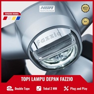 DV99 - NSA YAMAHA FAZZIO 125 FRONT HAT YAMAHA FAZZIO 125 GARNISH EYEBROWS FAZZIO ITALY FAZZIO MOTORC