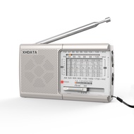 NEW XHDATA เวอร์ชันอัปเกรด D-219 FM/AM(1K)หนึ่งโลกเดียวกัน ใช้ได้ทุกที่ SW1-9 11วิทยุทั้งหมดในหนึ่งเ