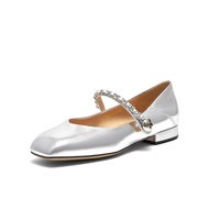 BASTO Womens Mary Jane Flat Shoes รองเท้าแมรี่เจน นิ้วเท้าเหลี่ยม ส้นเตี้ย A2363 A2688