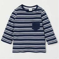 H&M tee Shirt hnm stripe Kids hm 9m - 2y