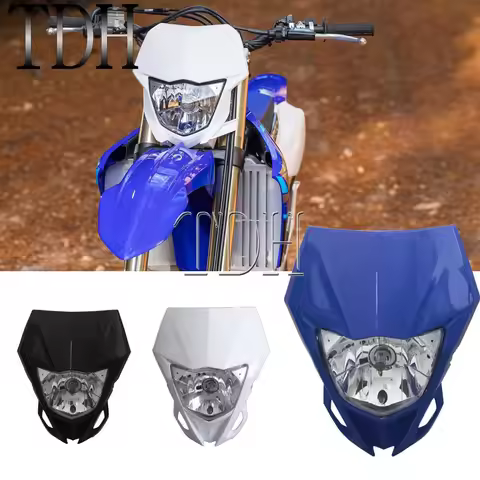 Enduro Supermoto Headlight Front Light Dirt Bike Motocross Head Light For YAMAHA WR250F WR450F WR250