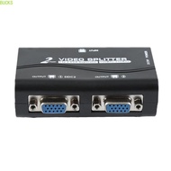 BUCKS Adapter 1 to 2 1 PC to 2 Monitor with USB cable Video Splitter