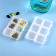 Plastic Storage Jewelry Box 6 Grids 1 Pcs - Hk6