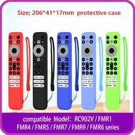 Silicone Case for Smart QLED Voice TCL Android TV Remote Control RC902V1 RC802NU1 Dustproof Cover fo