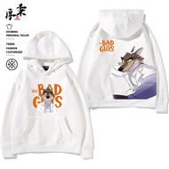 Bad Guys Alliance The Bad Guys Big Bad Wolf Anime Printed Street Trend Men's and Women's Youth Sport